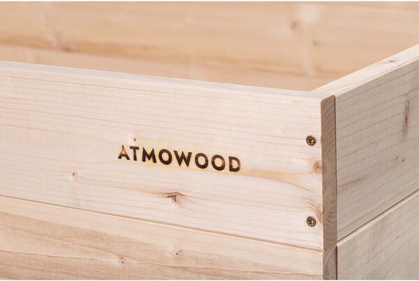 ATMOWOOD Lesena visoka greda 80 x 60 x 40 cm