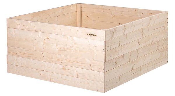 ATMOWOOD Lesena visoka greda 120 x 120 x 60 cm
