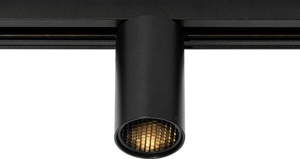 Moderni črni reflektor za 1-fazni tirni sistem GU10 50mm - Iconic Ruby Honey