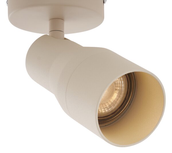 Sodoben stropni reflektor bež GU10 50 mm okrogel - Stanley