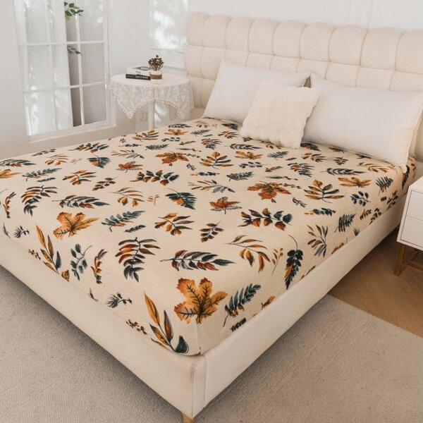 Rjuha mikropliš AUTUMNA 90x200 cm kremna