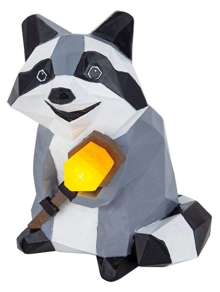 LindbyLindby - Racoon Solar Cell Lamp White/Black/Grey Lindby