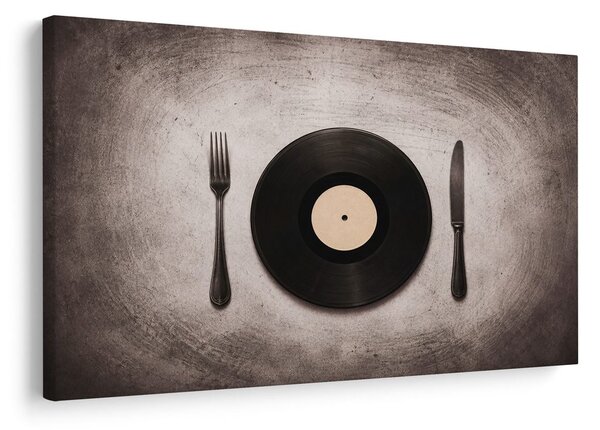 Slika vinil med priborom