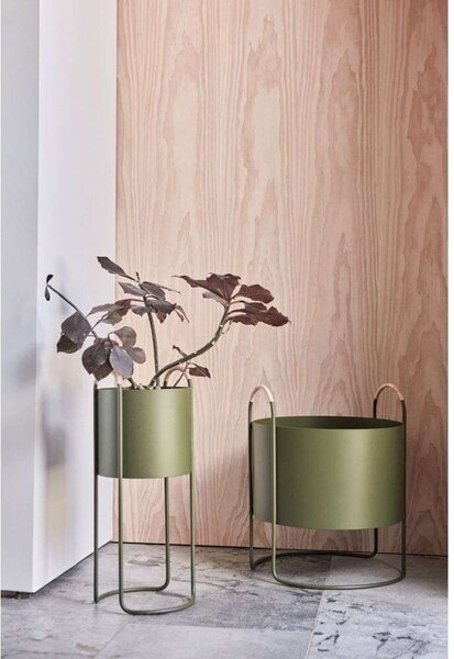 OYOY Living DesignOYOY Living Design - Maki Plant Box Low Olive OYOY Living Design