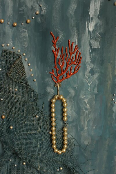Doing Goods Stenski obešalnik Doing Goods Ariel Coral Hook