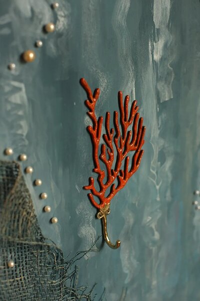 Doing Goods Stenski obešalnik Doing Goods Ariel Coral Hook