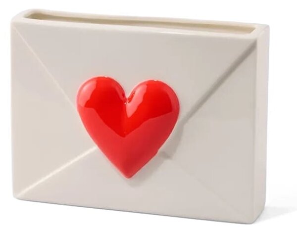Fluid Market dekorativna vaza Heart 16,5 cm