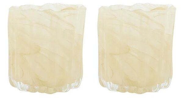 House Doctor Dekorativen svečnik House Doctor HDCurl 11,5 cm 2-pack