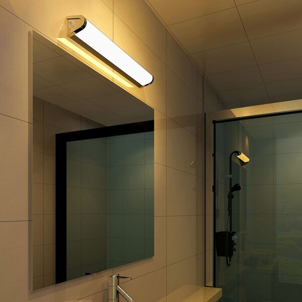 G & L Handels GmbH LED stenska svetilka 511106 za ogledalo, s stikalom, Kovinska, spalnica, Kovina, Sodobni