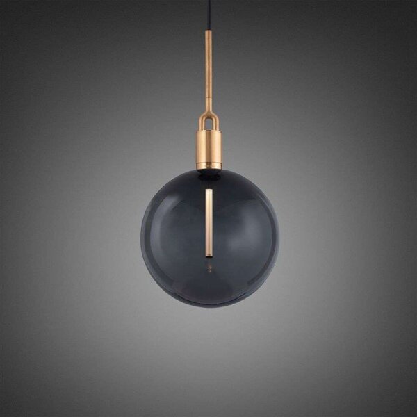 Buster+PunchBuster+Punch - Forked Globe Obesek Svetilka Dim. Large Smoked/Brass Buster+Punch