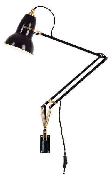 AnglepoiseAnglepoise - Original 1227 Medeninasta Stenska Svetilka incl.uding mounting hardware Jet Črna