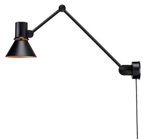 AnglepoiseAnglepoise - Type 80™ W3 Stenska Svetilka w/Kabel Mat Črna Anglepoise