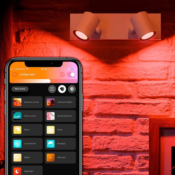 Philips HuePhilips Hue - Argenta Reflektorji Bela 2 ks. Modra tooth Bela/Color Amb. Philips Hue