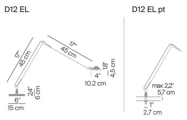 LuceplanLuceplan - Berenice Namizna Svetilka w/Fixing Pin Alu Luceplan