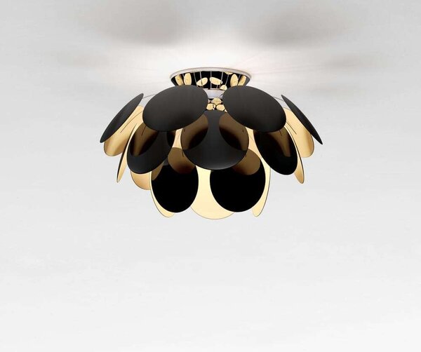 MarsetMarset - Discoco C 53 Stropna Svetilka Black/Gold Marset