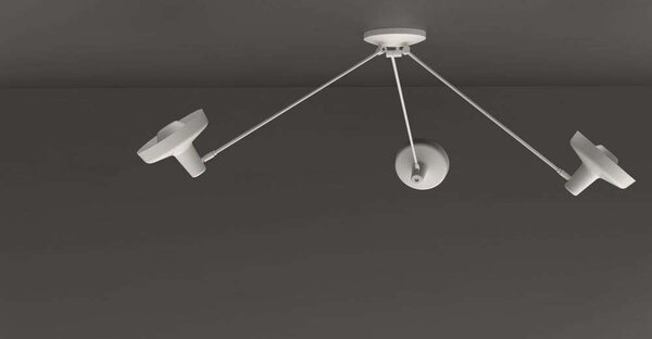 Grupa ProductsGrupa Products - Arigato Palace Triple Ceiling Lamp White Grupa Products