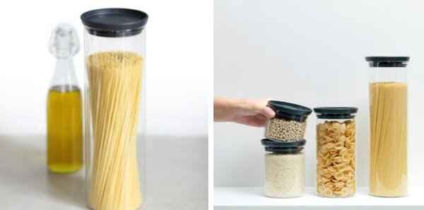 Doza za shranjevanje 1,1l Brabantia črna