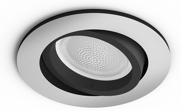 Philips HuePhilips Hue - Centura Recessed Alu Okrogla Modra tooth Bela/Color Amb. Philips Hue