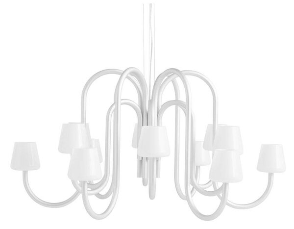 HAYHAY - Apollo 1065 Chandelier Alu/White Opal HAY