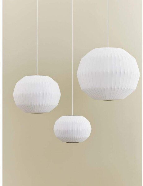 Herman MillerHerman Miller - Nelson Angled Sphere Bubble Obesek Svetilka L OffWhite Herman Miller