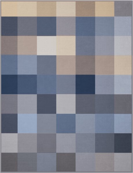 Odeja Cotton Blue Woven 150x200