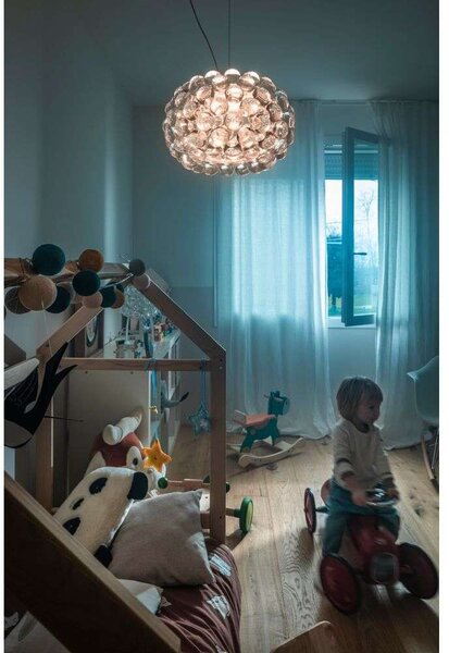 FoscariniFoscarini - Caboche Plus LED Piccola Obesek Svetilka 3,2m Transparent Foscarini