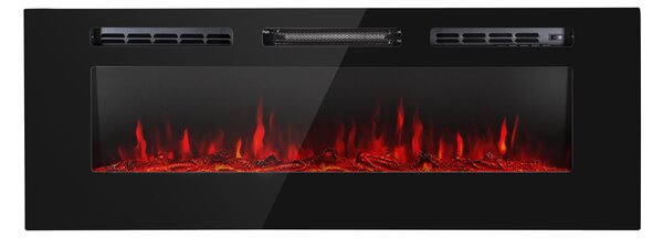 Klarstein Galeras, vgradni in stenski električni kamin, 1800 W, LED, 3 barve, časovnik