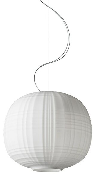 FoscariniFoscarini - Tartan Obesek Svetilka Bela Foscarini