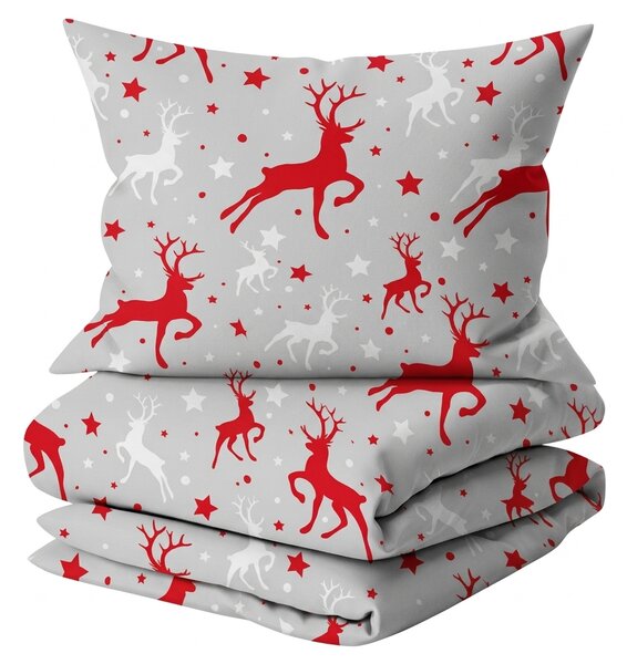 Posteljnina iz mikrovlaken SNOWDEER svetlo siva Dimenzije posteljnine: 70 x 80 cm | 140 x 200 cm