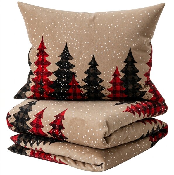 Posteljnina iz mikrovlaken WINTERPINE z vzorcem Dimenzije posteljnine: 70 x 80 cm | 140 x 200 cm