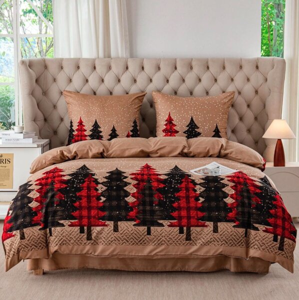 Posteljnina iz mikrovlaken WINTERPINE z vzorcem Dimenzije posteljnine: 70 x 80 cm | 140 x 200 cm