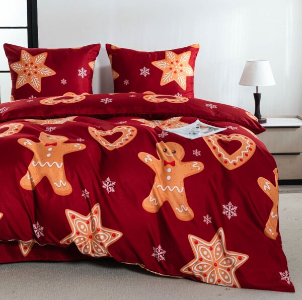 Posteljnina iz mikrovlaken GINGERSTAR rdeča Dimenzije posteljnine: 70 x 80 cm | 140 x 200 cm