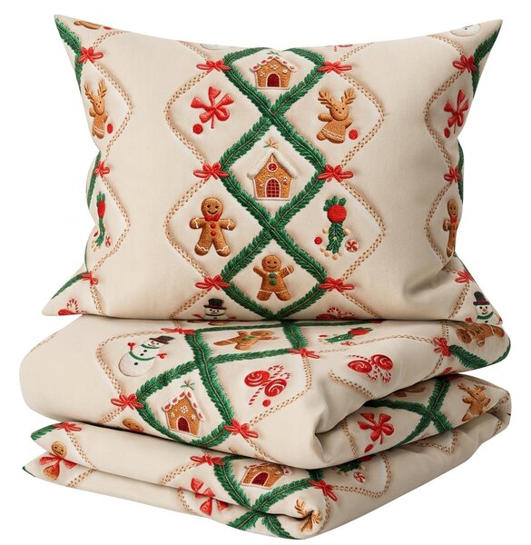 Posteljnina iz mikrovlaken GINGERHOLLY kremna Dimenzije posteljnine: 70 x 80 cm | 140 x 200 cm