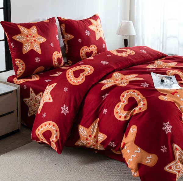 Posteljnina iz mikrovlaken GINGERSTAR rdeča Dimenzije posteljnine: 70 x 80 cm | 140 x 200 cm