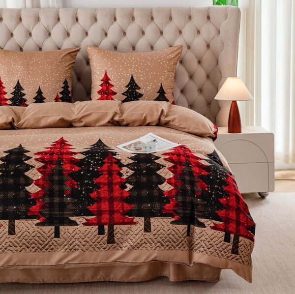 Posteljnina iz mikrovlaken WINTERPINE z vzorcem Dimenzije posteljnine: 70 x 80 cm | 140 x 200 cm