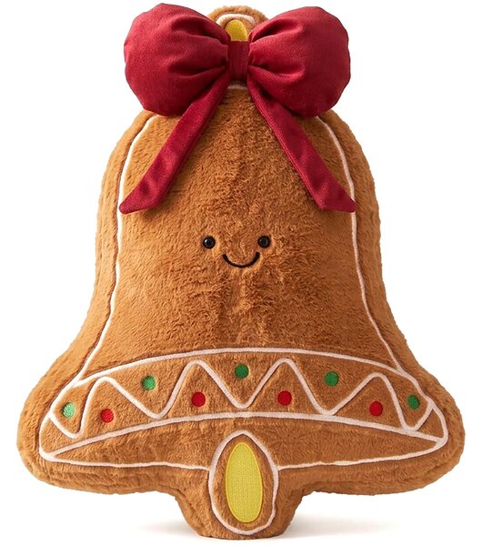 Okrasna blazina CHRISTMAS BELL 45 cm, rjava