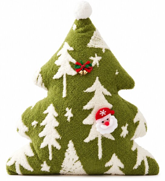 Okrasna blazina WINTER PINE 45 cm, zelena