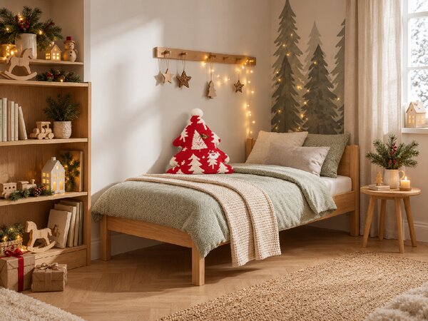 Dekorativna blazina SANTA TREE 45 cm, rdeča