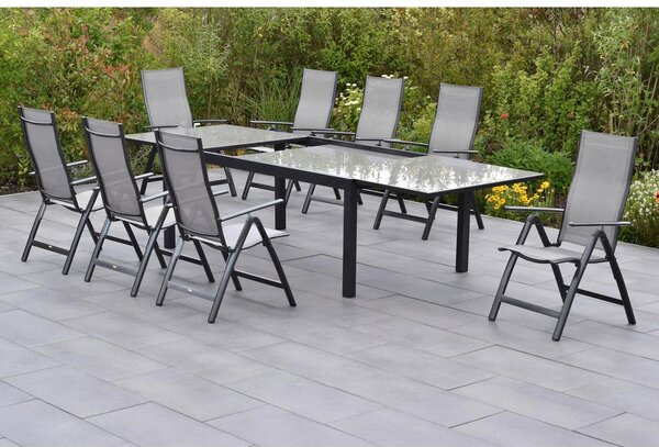 Gardenson Vrtni Set Carrara, 9-Delni, Aluminij