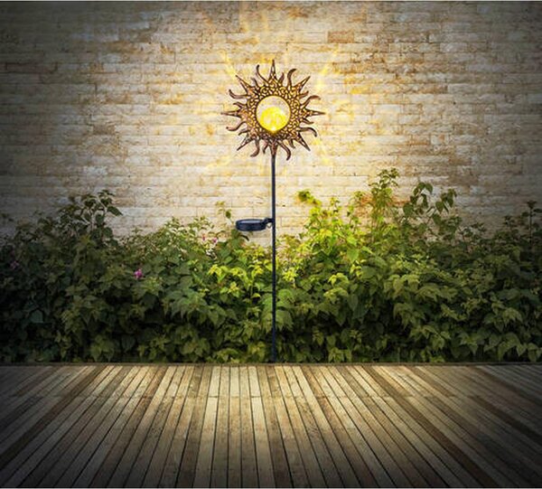 Globo Solarna Svetilka Sunflower, S Sijalko