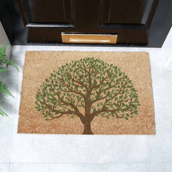 Predpražnik iz kokosovih vlaken 40x60 cm Tree of Life – Artsy Doormats