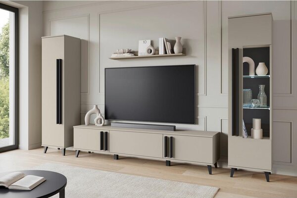 P & B Dnevni Regal Helsinki 2, Bež, 4-Delno
