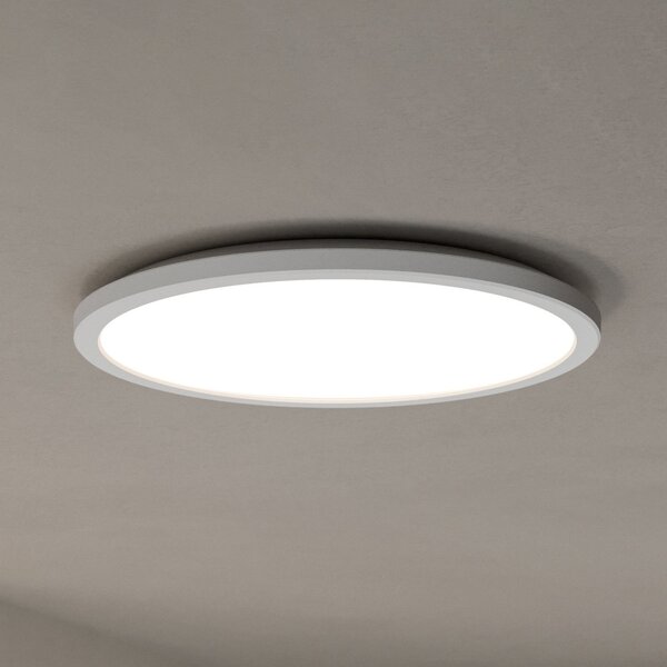 EGLO connect LED stropna svetilka Rovito-Z, bela, Ø 39 cm, zatemnjen, Bela, Dnevna soba / jedilnica, Plastika, Okrogla stena