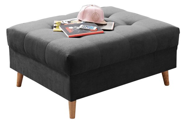 TABURE, tekstil, leseni material antracit