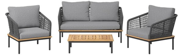VRTNI SET aluminij antracit, barve akacije