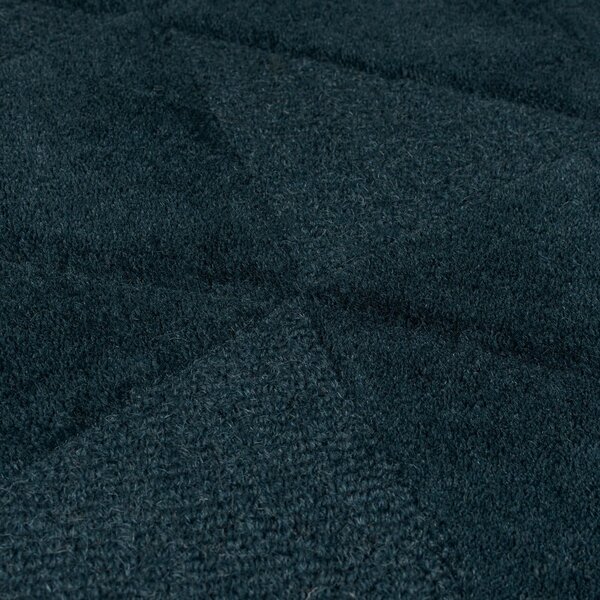 Zelenomodra ročno tkana volnena preproga 120x170 cm Shard Teal – Flair Rugs