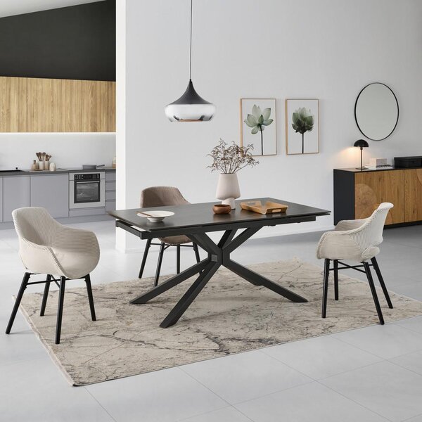 P & B Jedilna Miza Lorenzo, Keramika, 160-240x90