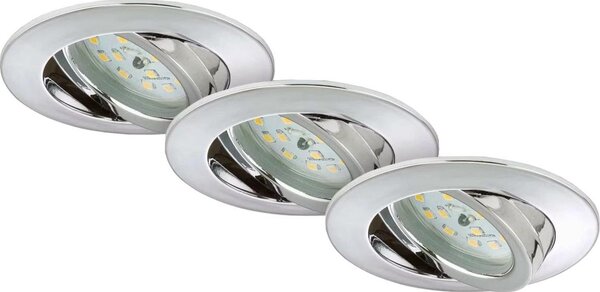 Briloner 7209-038 - SET 3x LED Kopalniška vgradna svetilka LED/5W/230V IP23