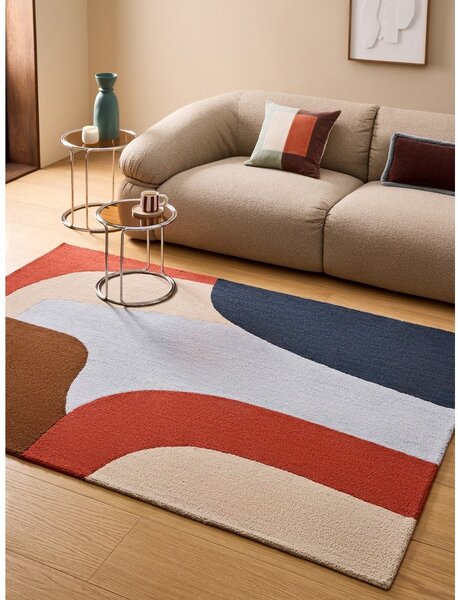 Ročno tkana volnena preproga 120x170 cm Cecil – MADE