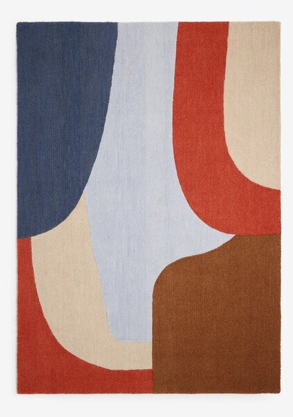 Ročno tkana volnena preproga 120x170 cm Cecil – MADE